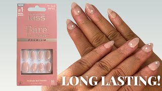 Kiss Bare But Better Premium Press On Nails last 3 WEEKS + | Best Nail Glue