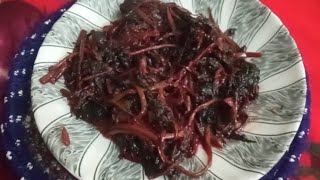 লাল শাক ভাজি রেসিপি।Lal Shak Recipe@Urmisvlog3