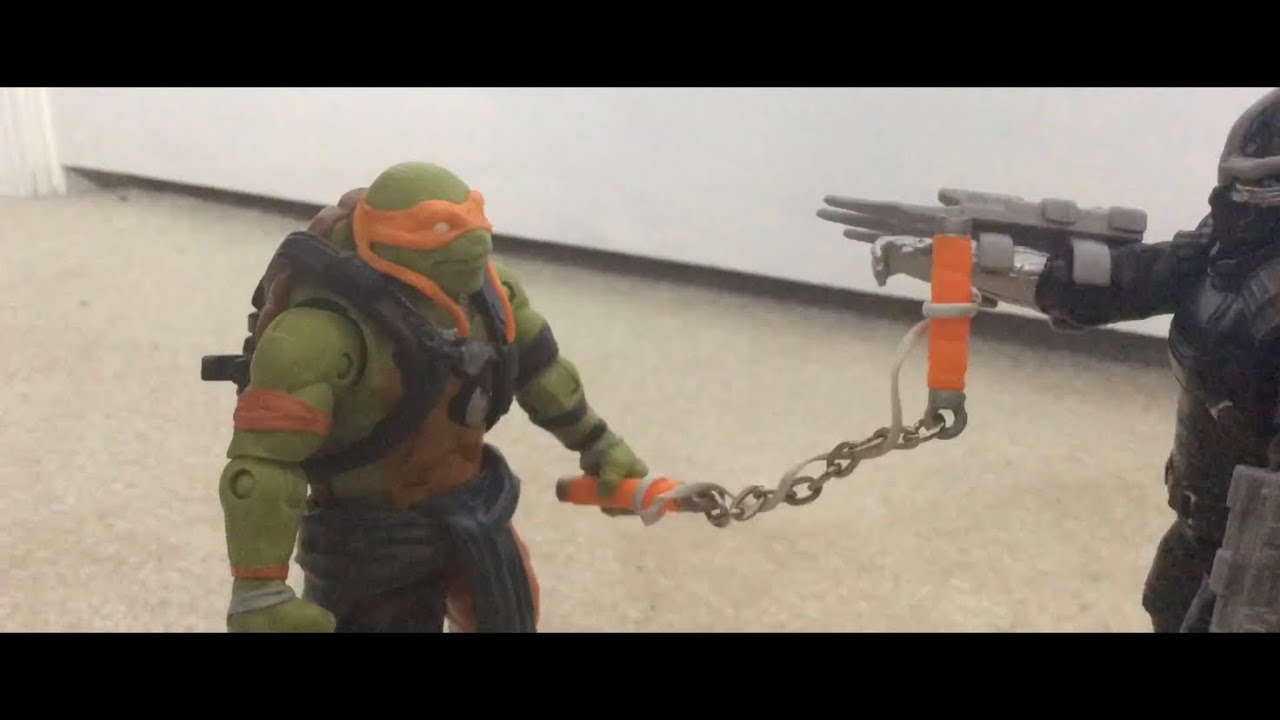 TMNT Vs Shredder Stop Motion #WaybackWednesday - YouTube