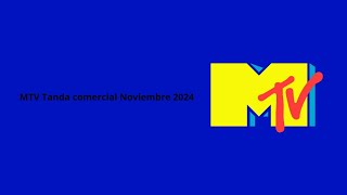 MTV Latinoamérica Feed Panregional Tanda comercial Noviembre 2024