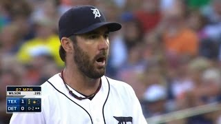 TEX@DET: Verlander fans eight, allows one earned run