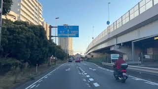 MOVING JAPAN【road trip】TOKYO JAPAN【moving car】TOKYO-TO【back road】 KOUTOU-KU  ARIAKE