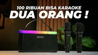 Karaokean di kos-kosan Gak pake MAHAL ! Review Speaker Karaoke mini RGB Kinyo C10