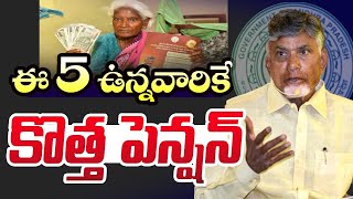 కొత్త పెన్షన్ అప్లికేషన్ ప్రారంభం | ఈ 5 అర్హతలు తప్పనిసరి | NTR Bharosa Pension application 2024 |