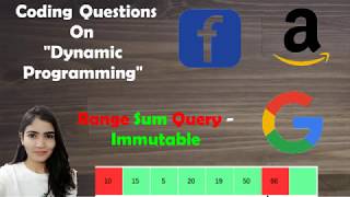 LeetCode 303. Range Sum Query - Immutable [Algorithm + Code Explained ]
