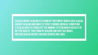Scalar Energy Healing Devices | Alternative Cancer Treatments