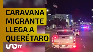 Caravana migrante llega a Jalpan de Serra, Querétaro, con 20 mil paisanos