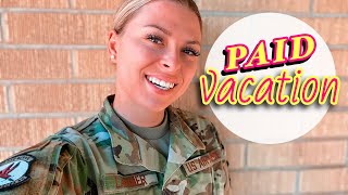 How Does Taking LEAVE In The AIR FORCE Work? *PAID MILITARY VACATION* | Brice Larimer