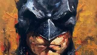 BATMAN PAINTING ON CANVAS #batman #dc