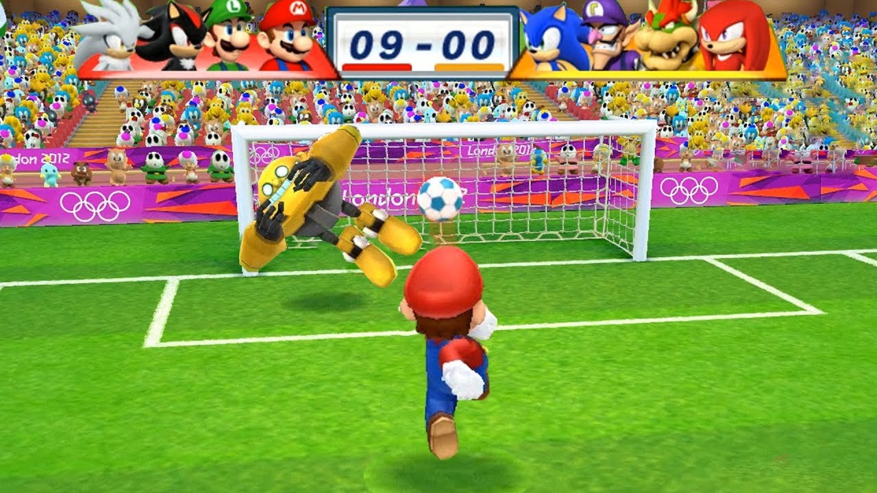 Mario & Sonic At The London 2012 Olympic Games Football My Favorite ...