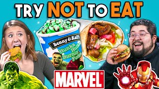 Try Not To Eat Challenge - Marvel Food | People Vs. Food
