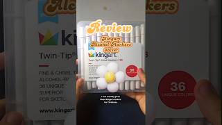 Kingart Alcohol Markers🌟🎀 Review #artsupplies #markers #artmarkers #drawing #kingart #review