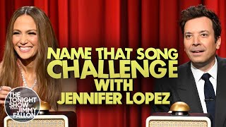 Name That Song Challenge with Jennifer Lopez | The Tonight Show Starring Jimmy Fallon