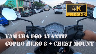 4K | YAMAHA AVANTIZ WITH GOPRO HERO 8 BLACK + CHEST MOUNT (BATU PAHAT JOHOR)