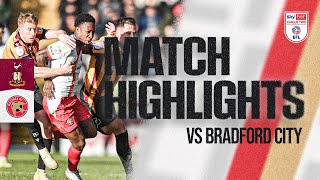 Highlights: Bradford City 3-0 Walsall