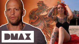 Ami Finishes A Phoenix Tattoo And Takes The Tattoo Artists To The Beach | NY Ink