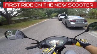 First Ride On The 2020 Tao Tao 50cc #gy6 #honda #rukus #Florida #Scootervlogs