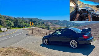 2005 Subaru WRX STI POV Drive Through Canyon! (Straight Pipe Exhaust)