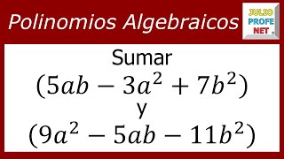 Suma de polinomios - Ej. 2