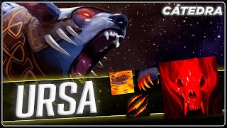 JUEGO PERFECTO DE URSA! DOTA CONTREADO Y A PESAR DE ESO SE GANO LA PARTIDA #CÁTEDRA