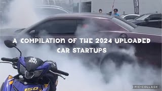 A compilation of the car start-ups uploaded in 2024