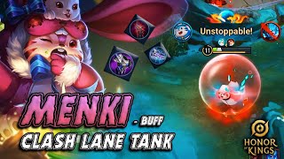 Honor of Kings II EPIC COMEBACK BUFFED MENKI CLASH LANE GAMEPLAY