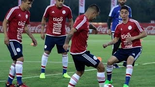 Previa Paraguay vs. Ecuador - Juan Iturbe, Derlis González y Cristian Riveros