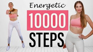 10000 Energetic Steps / 10k Step Sweaty Challenge / Walking Workout