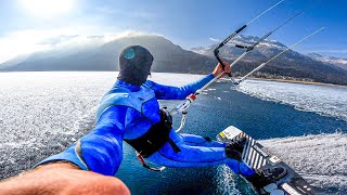 I Kitesurfed This Ice Crack