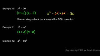 Algebra Review 4.7 - Factoring