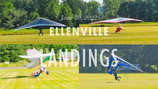 Ellenville Hang Glider Landings - June 30, 2022