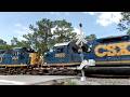 Freight Trains Railroad Crossings Plant City Florida