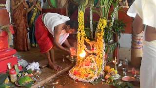 Satya Narayan pooja at Sullia For vinay Wedding Day