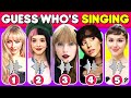 GUESS WHO'S SINGING 🎤🎵 | Female Celebrity Edition | Melanie Martinez, Taylor Swift, Ariana Grande...