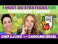 How to Stick to a Whole-Food Plant-Based Diet Style | Chef AJ LIVE! with Caroline Israel