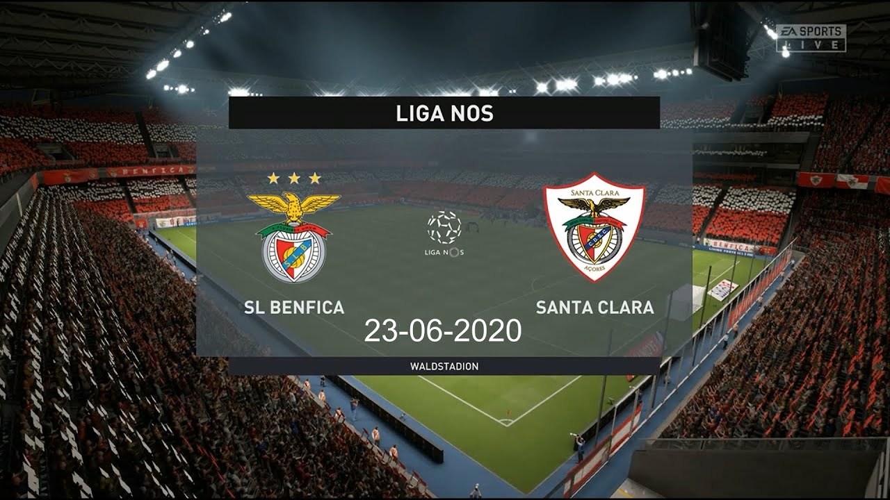 BENFICA VS SANTA CLARA LIGA NOS 2019/2020 - YouTube