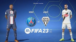 FIFA 23 Gameplay | PSG V Angers | Ligue 1 Uber Eats 2022/23 | Full Match at the Parc Des Princes