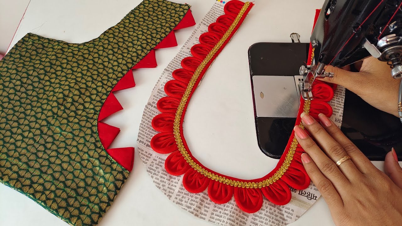 Model Blouse Designs Blouse Cutting And Stitching Back Neck