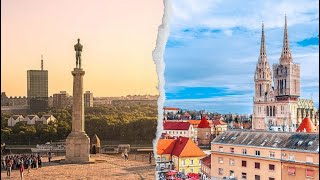 March in Zagreb, March in Belgrade