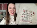 vlogmas 2024 is here at stitching with nichol day 1 flosstube