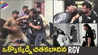 RGV Fighting Video | Ram Gopal Varma Stunts Making Video | #NAGRGV4 | #RGV | Telugu FilmNagar