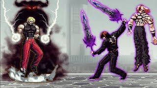 KOF Mugen New Final Rugal Team Vs Orochi Element Kyo Team