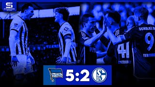 Hertha BSC - FC Schalke 04 5:2 | Tore & Highlights | Stadion Reaktion