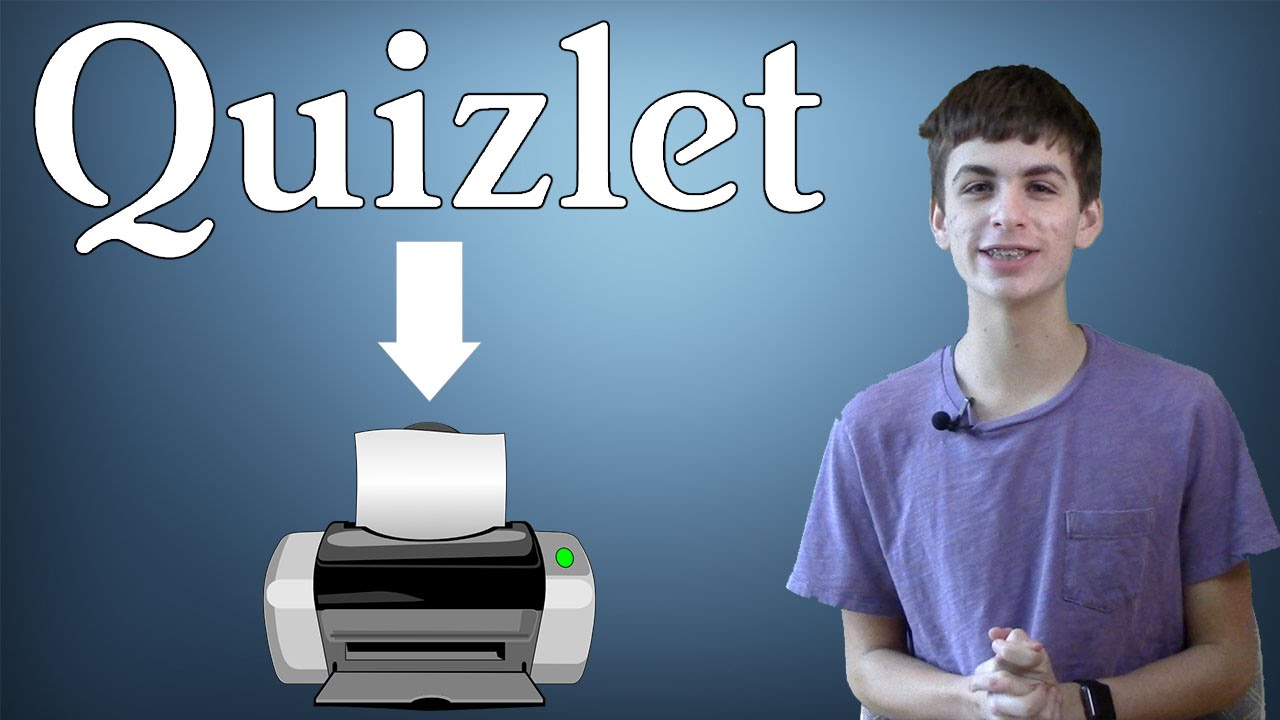 How To Print Quizlet Flashcards Onto Real Flashcards - YouTube