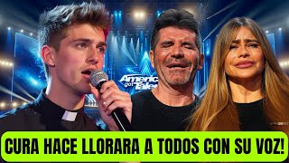 La EMOTIVA canción de un JOVEN SACERDOTE de 22 años en AGT 2025 hace LLORAR a los JUECES