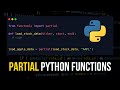 Partial Functions in Python - Functools Tutorial