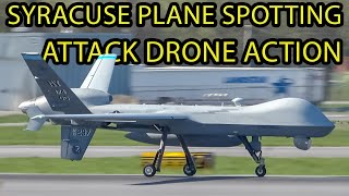 U.S Air Force DRONES IN ACTION! Plane Spotting at its BEST in Syracuse (SYR / KSYR)