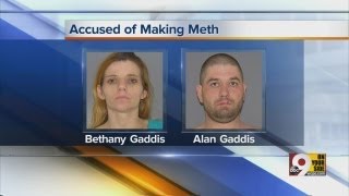 Two people accused of making meth while children were inside the home