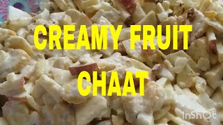 creamy fruit chaat recipe, Ramzan Special iftar special fruit chaat recipe try cream fruit salad 😊😊