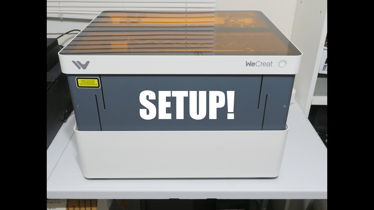 Wecreat Vision Laser Engraver Unbox And Setup Youtube